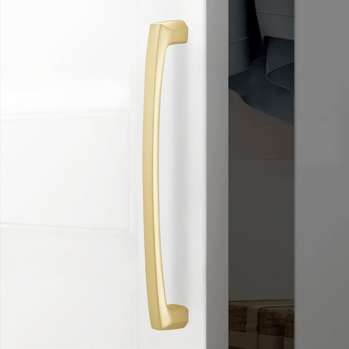 6 Pack 7.5 Inch Brushed Brass Kitchen Cabinet Handles