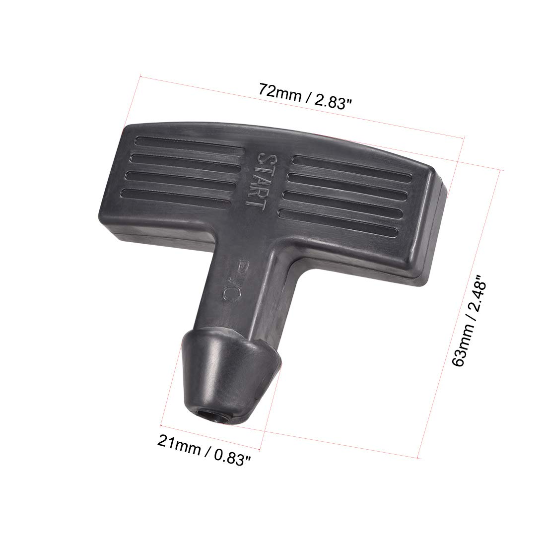 uxcell 3Pcs Recoil Handle Pull Start Rubber Replacement Machine Fitting