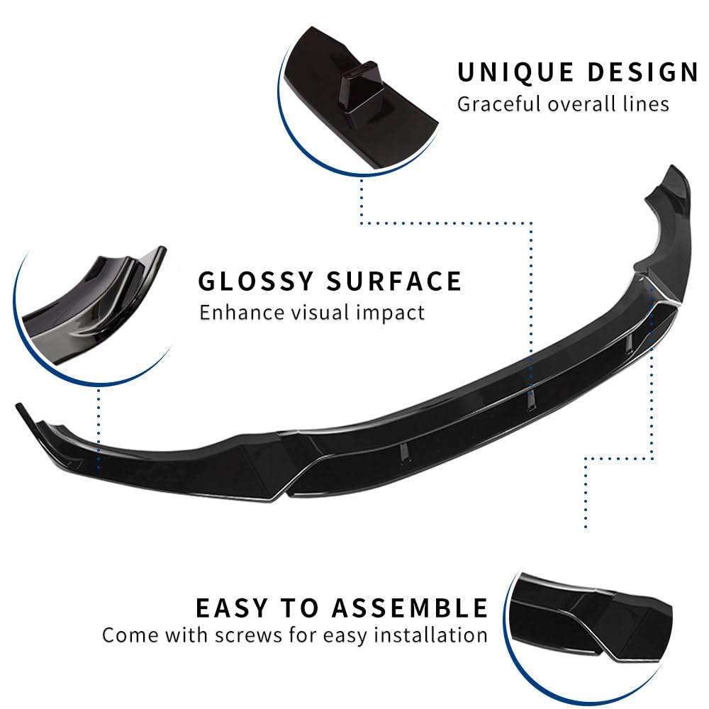 Front Lip Fits for BMW 2018-2021 X3 G01 2019-2021 X4 G02 M-Sport