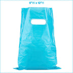 Teal Blue Plastic Merchandise Bags (9x12) - Pack of 1,000