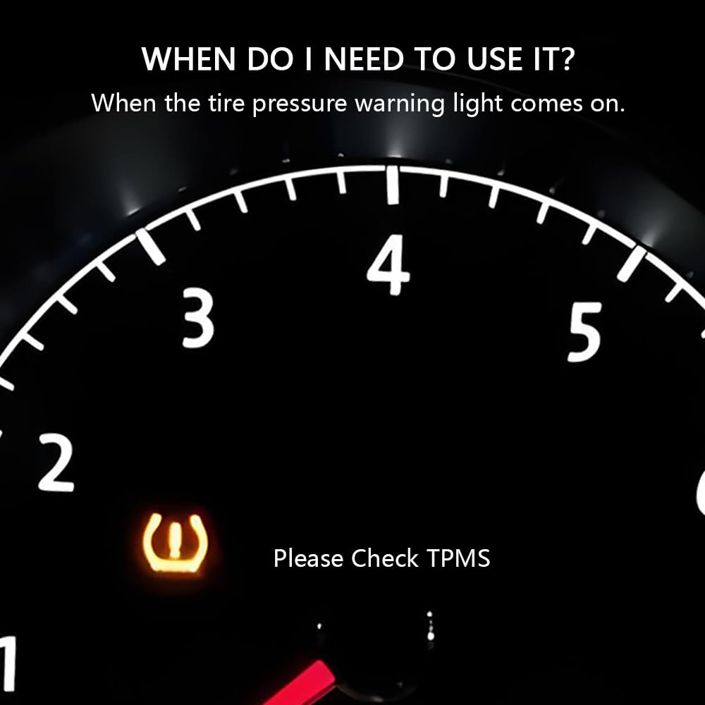 TPMS Reset Tool for GM with 150 PSI Digital Tire Pressure Gauge, Quick Relearn Tire Sensor, Compatible with for Buick