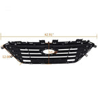 Front Bumper Factory Style Grille Replacement for Sonata 2015 2016