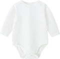 Unisex-Baby Long Sleeve Bodysuits Solid Romper for Infant 0-24M
