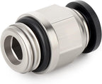 TAILONZ PNEUMATIC Straight 6mm Tube OD x 1/8 Inch G Thread Push to Connect Fitting with Sealing Ring PCG6-01 (Pack of 10)