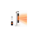 24IN Electric Space Heater w/Remote & APP Control, 1500W Portable Tower Heater w/Oscillating for Indoor Use, Timer