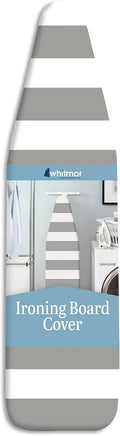 Ironing Board Cover with 3mm Foam Pad, Fits 13-15 x 52-54 In | 100% cotton cover, 3mm foam pad, drawstring with