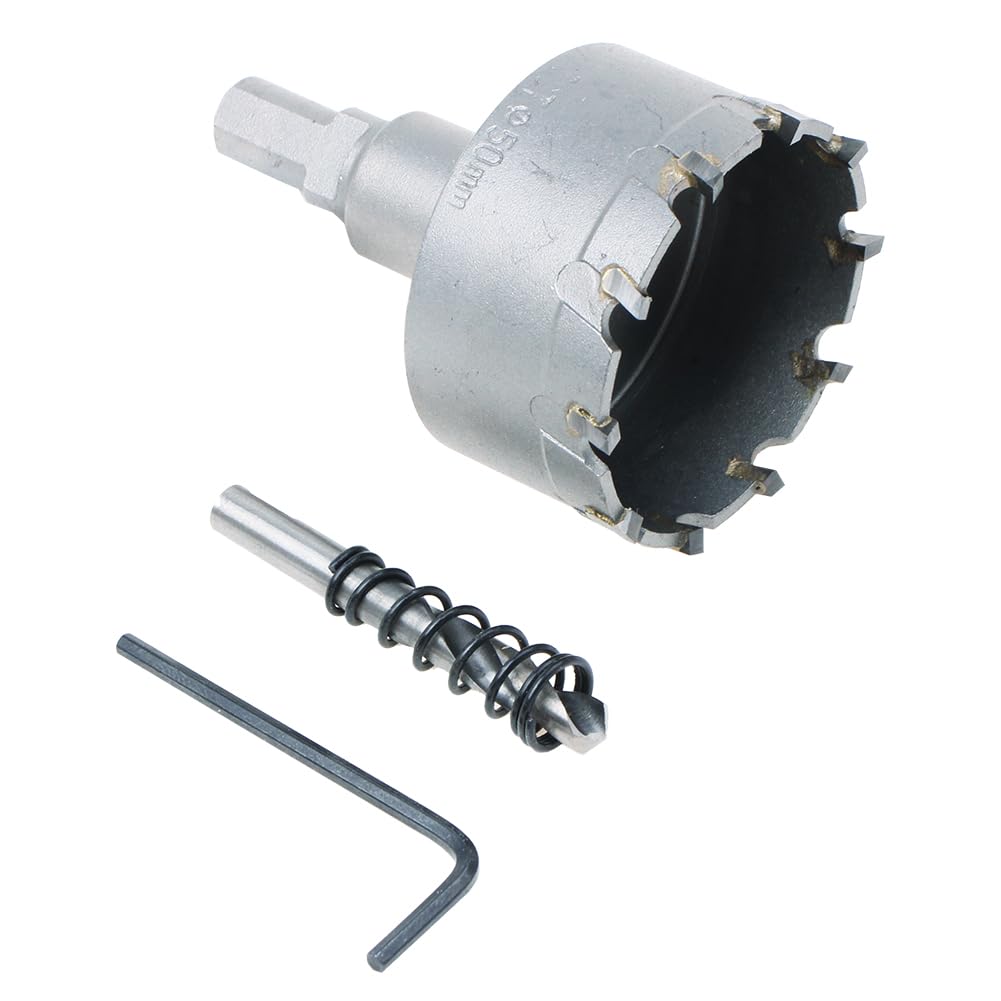 2 Inch TCT Hole Saw for Metal, 50mm Carbide Drill Bit