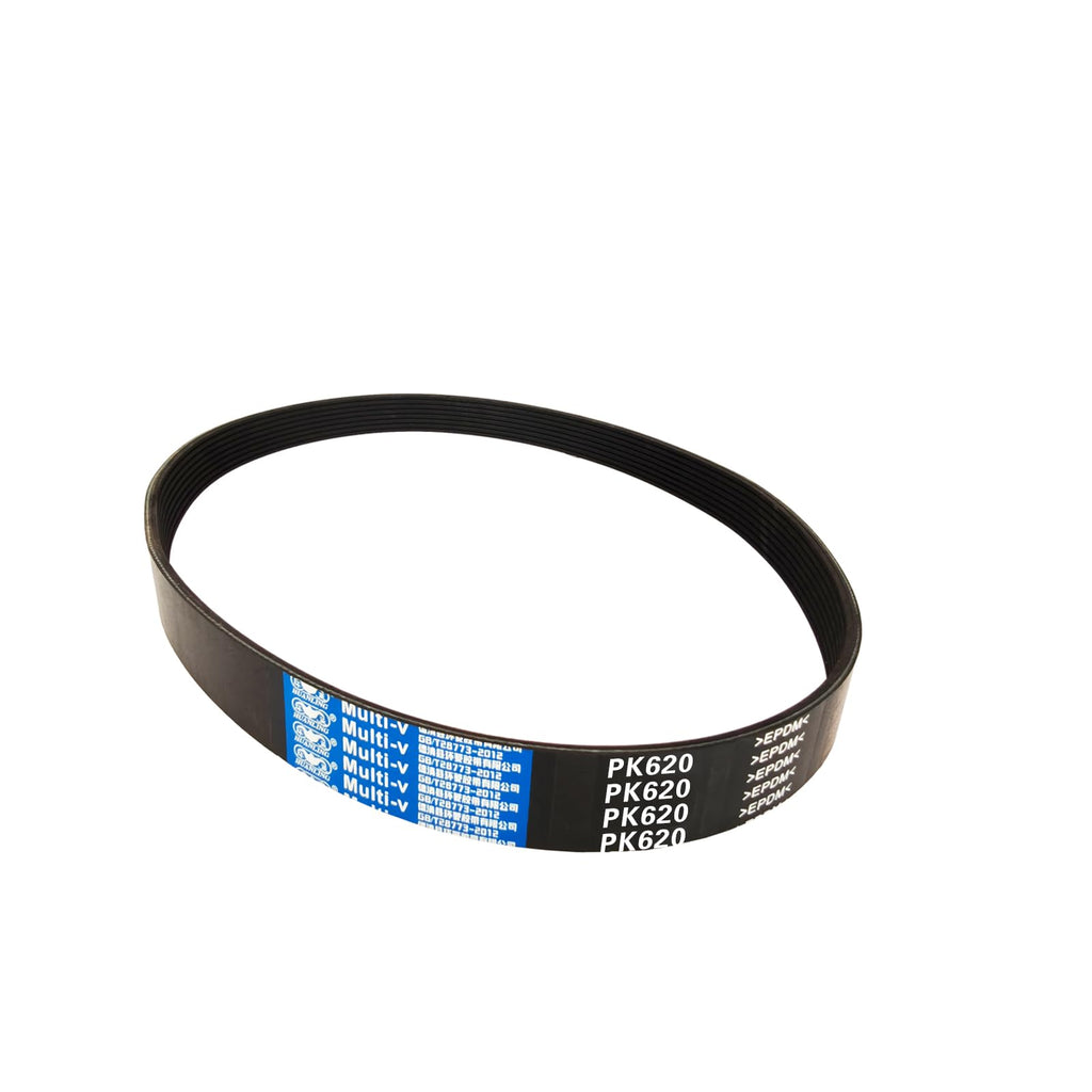 HUANLING 4PK620 Rubber Poly V-Belt,4 Ribs PK V-Ribbed Belt 24.4" Length x 0.56" Width x 0.18" Thick,Industrial Transmission Drive Belt