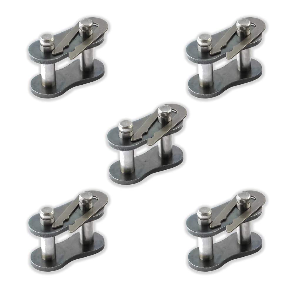#80 Roller Chain Connecting Links (5 Pack) Carbon Steel