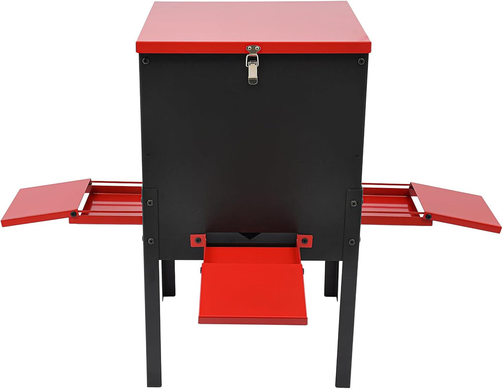 Deer Feeder 100 lbs Capacity, Gravity Deer Feeders with 4 Trays