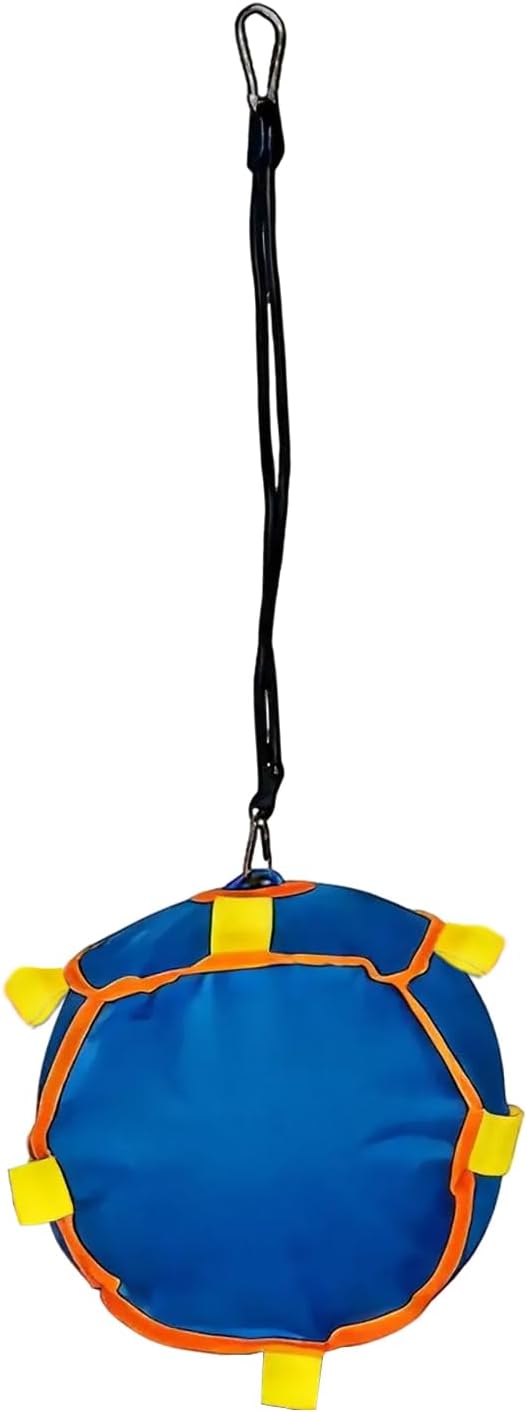 Horse Treat Ball | Carrot Feeder Toy for Boredom Relief & Play | Insert Carrots for Enrichment, Blue or Green Jolly