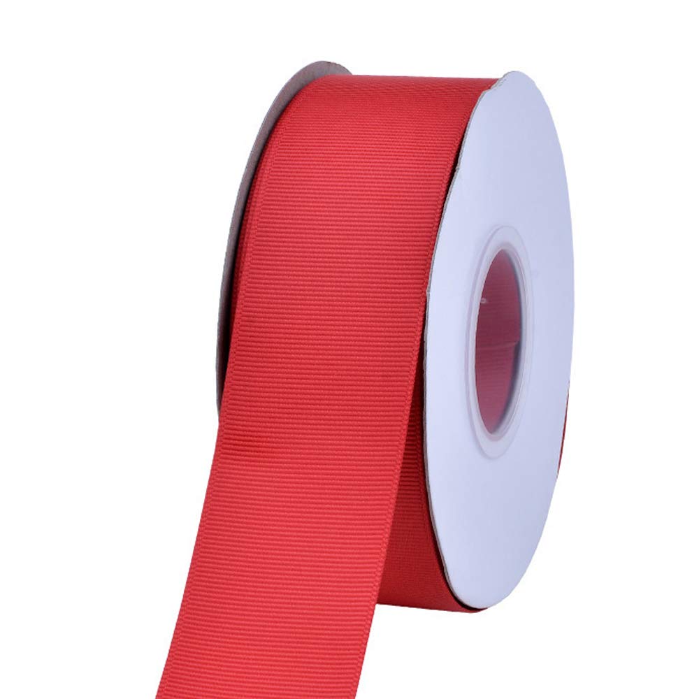 Red Grosgrain Ribbon, 1-1/2 Inch Continuous 25 Yards