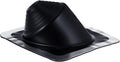 1 Pcs Black Epdm Square High Pitch Roof Flashing for Chimney Pipe