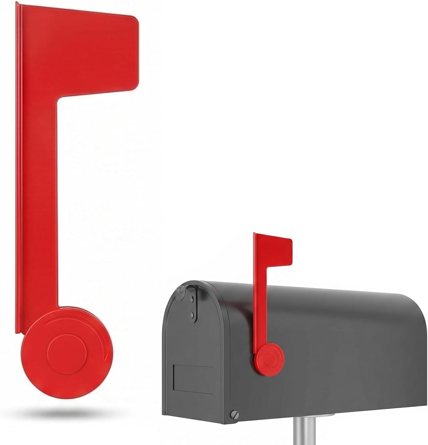 Mailbox Flag Replacement Easy to Install Flag for Mailbox Universal External Deliverymailbox Flag Replacement