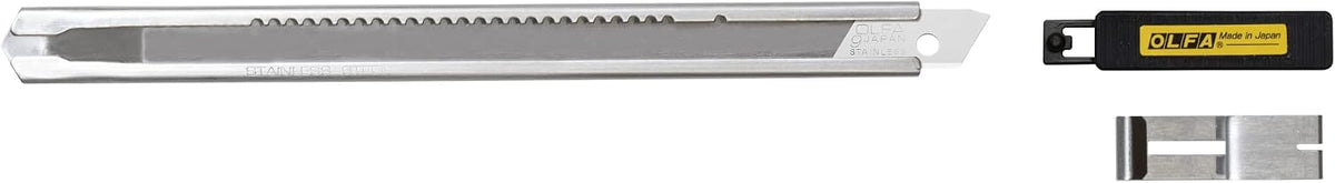 9mm Stainless Steel Utility Knife (SVR-2) - Retractable, Ratchet Lock