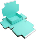 Green Mailer Self-adhesive Shipping Box L10xW8xH2.8Inch Gift Packaging Box