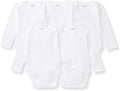 Unisex Bodysuits, Short Sleeve Organic Sleepwear, 5-Pack