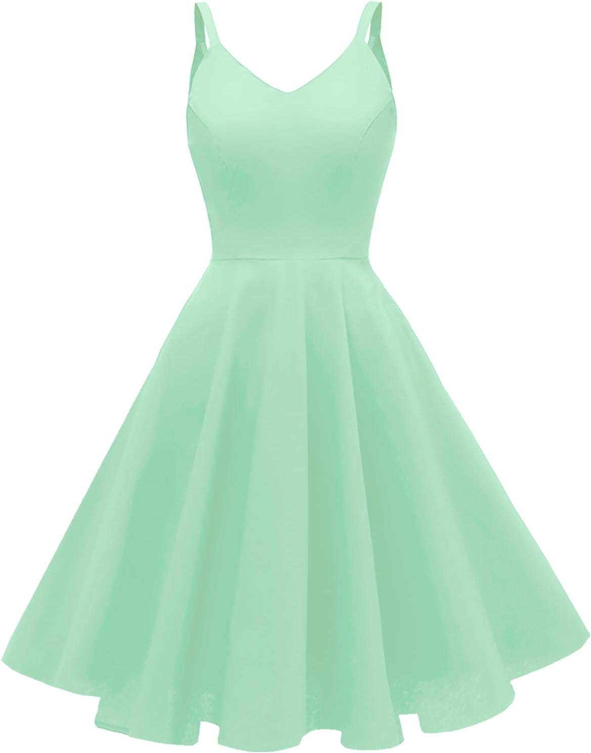 Women's Vintage Spaghetti Strap Cocktail Dresses