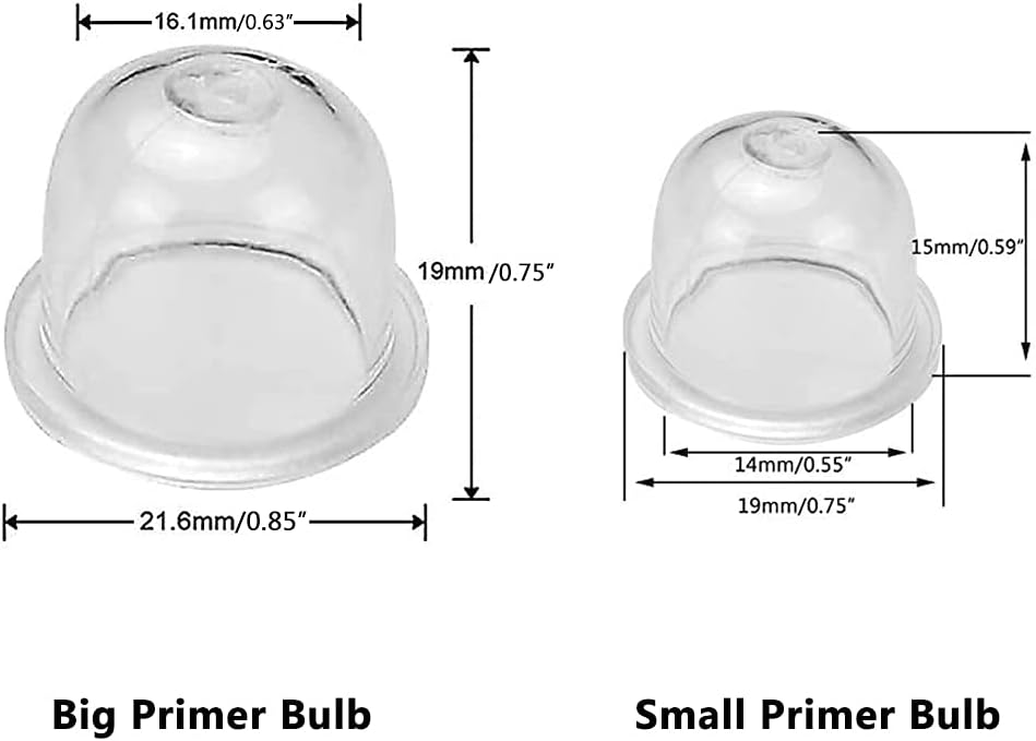Fuel Line Primer Bulb Filter for Craftsman Husqvarna Stihl Ryobi Engine