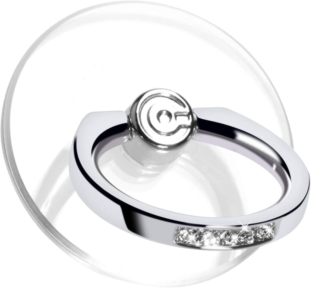 Transparent Phone Ring Holder Grip - EI Sonador Clear Cell Phone Ring Stand Holder Finger Grip Kickstand 360°