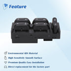 Power Window Switch Control Button Compatible with Ford F250 F350