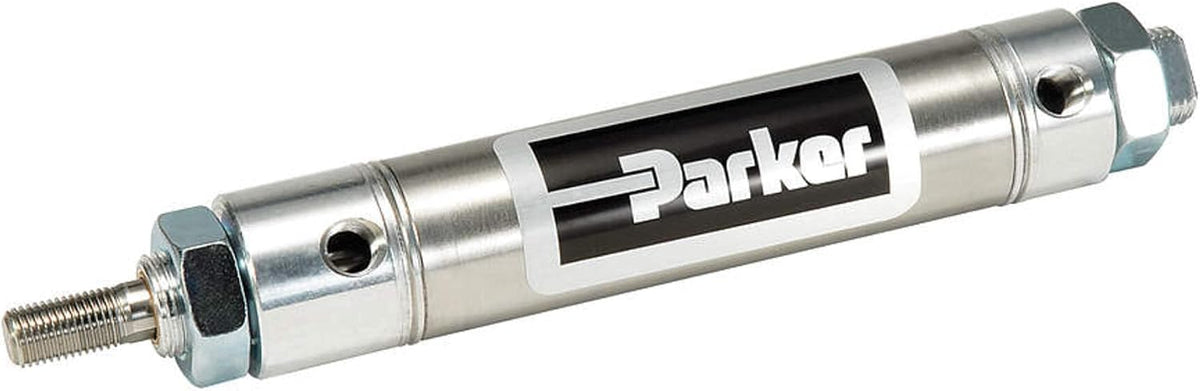 Parker Hannifin - 1.25DXPSR06.00 - PARKER Air Cylinder: 1 1/4 in Bore, 6 in Stroke, Non-Repairable, Stainless Steel