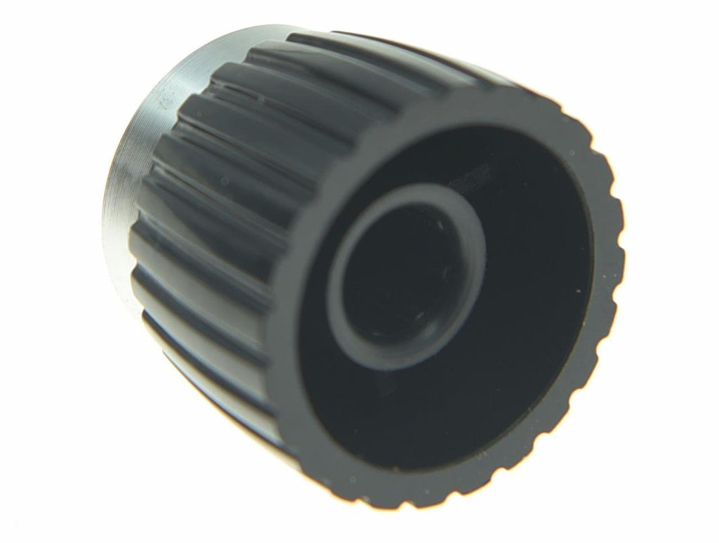 Dopro 20pcs Guitar AMP Amplifier Push on fit Knobs Black w/Silver Cap for Marshall Amplifier
