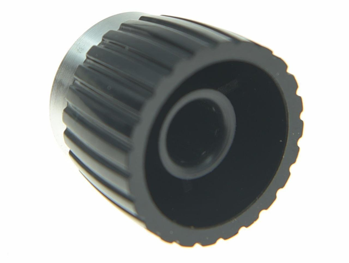 Dopro 20pcs Guitar AMP Amplifier Push on fit Knobs Black w/Silver Cap for Marshall Amplifier
