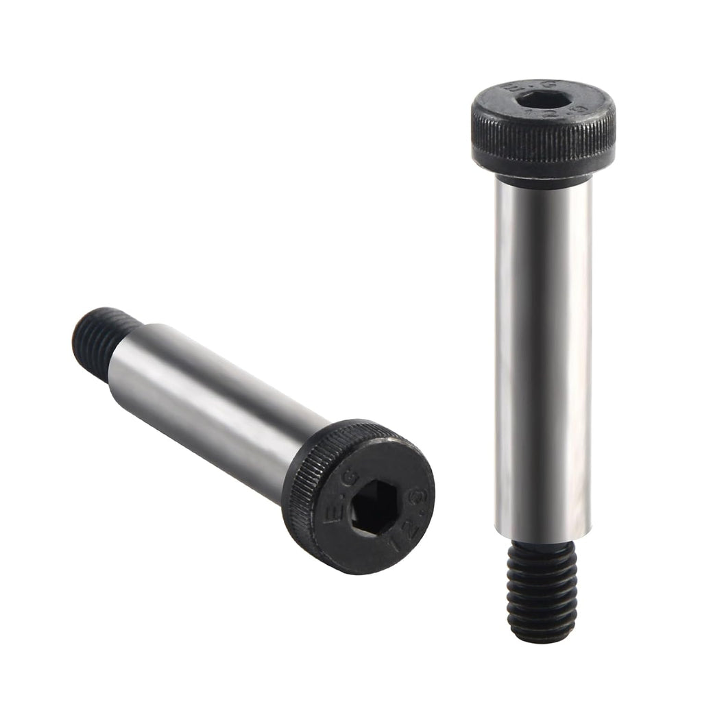 AnRui 2Pcs Alloy Steel 1/2" Shoulder Bolt, Hex Socket Head, 3/8‑16 UNC