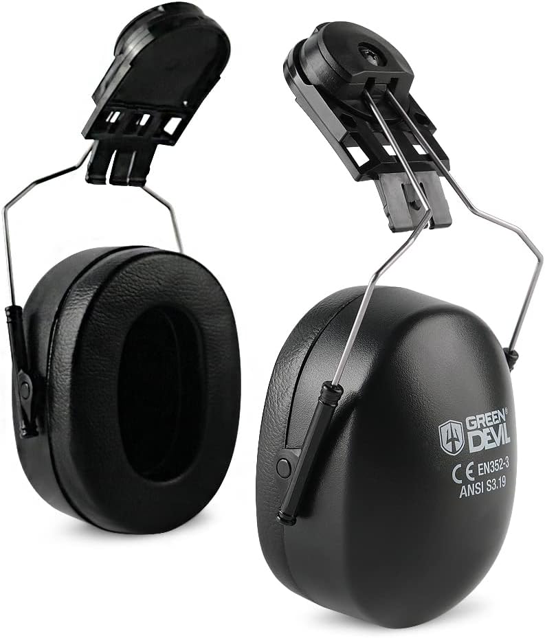 Hearing Protection Ear Muffs For Safety Helmet Hard Hat