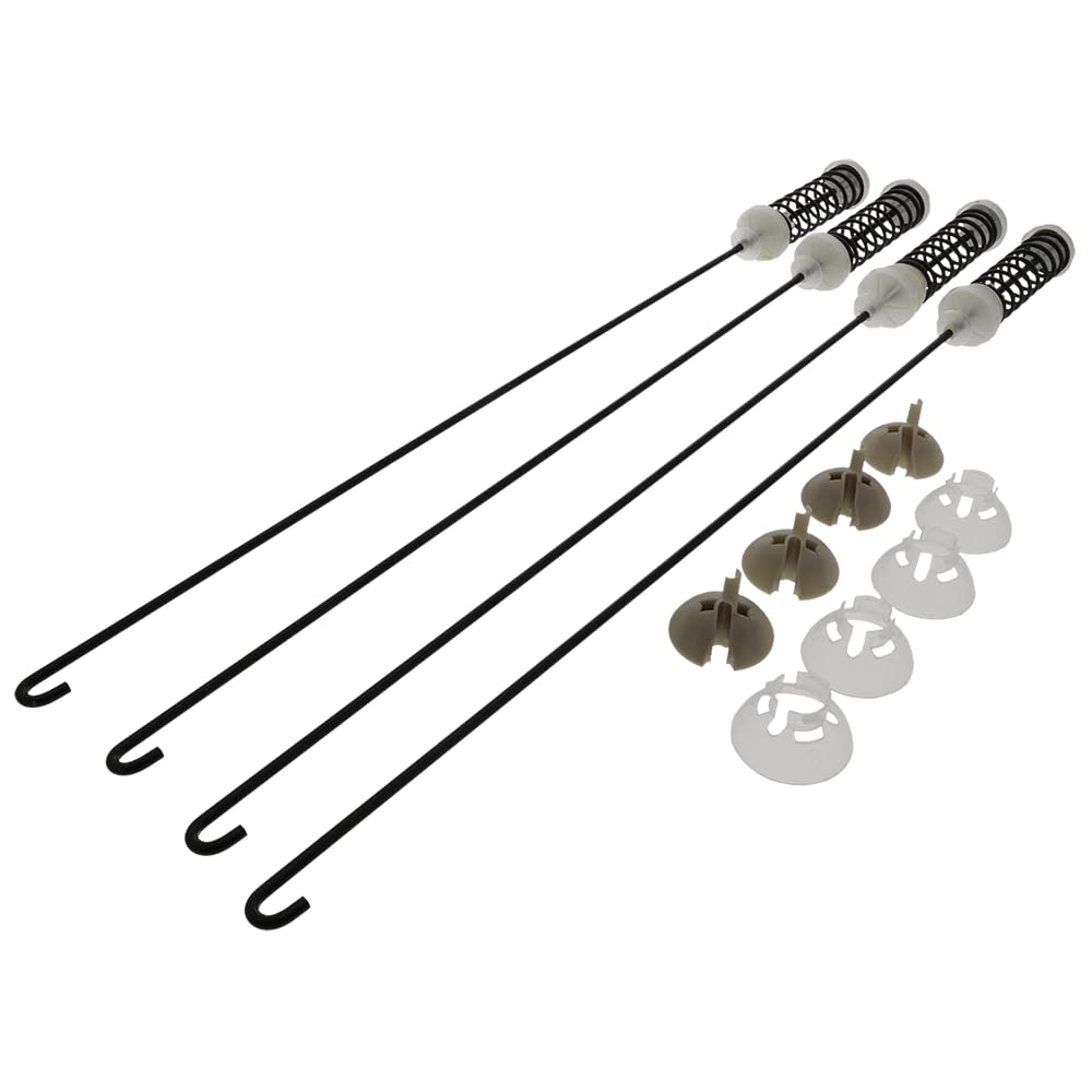 Suspension Rod Kit Replacement for Roper NTW4611BQ1, NTW4615EW0, NTW4631BQ0, NTW4631BQ1, NTW4635EW0 Washer