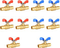 10Pcs EFIELD 3/4"Pex-A Ball Valve With Butterfly Level(VALVE331-10)
