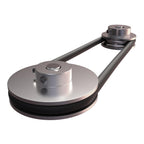 HARFINGTON Single Groove Pulley 14mm Fixed Bore 30mm Outer Diameter Aluminum Alloy with Hex Wrench for Drilling Machine 6mm PU Round Belt