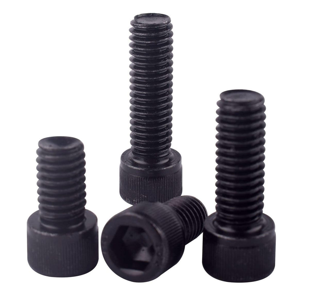 10Pcs 5/16-18 x 1/2" Socket Head Cap Screws Bolts, 12.9 Grade Alloy Steel Black Oxide Finish, Allen Hex Drive, UNC Coarse Full Thread