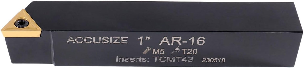 Accusize Industrial Tools 1'' 5 Pc Indexable Turning Tool Set, 2380-5643
