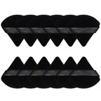 Powder Puffs, 12 Pack Triangle Makeup Sponges, Black