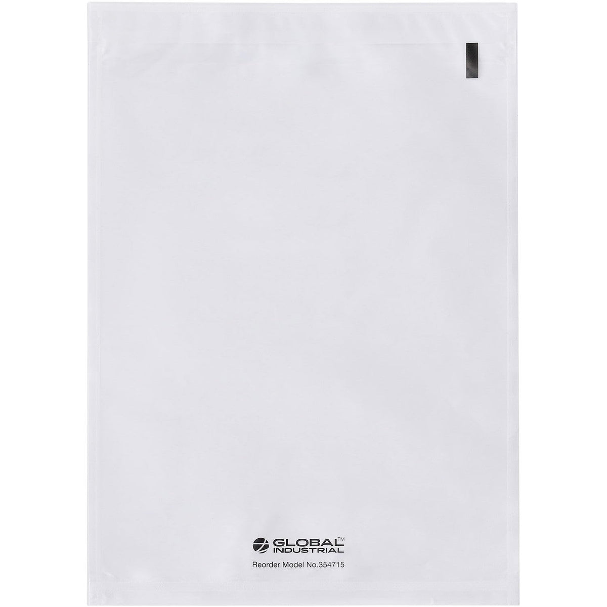 Side Opening Packing List Envelopes with Adhesive Backing, 2 Mil Thick, 10"L x 7"W, Clear, 500/Pack, Tamperproof