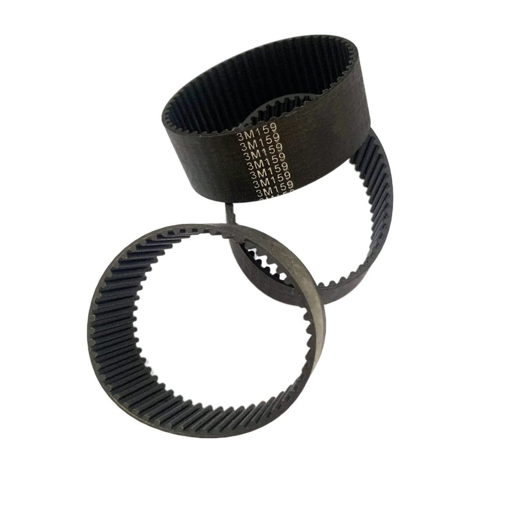 Cosyhat 2Pcs/Set HTD3M Timing Belt for Snow Blower HTD126-3M HTD159-3M Toothed Belts HTD-3M 126mm /129mm (Size : 2pcs, Color : HTD3M-126-18)