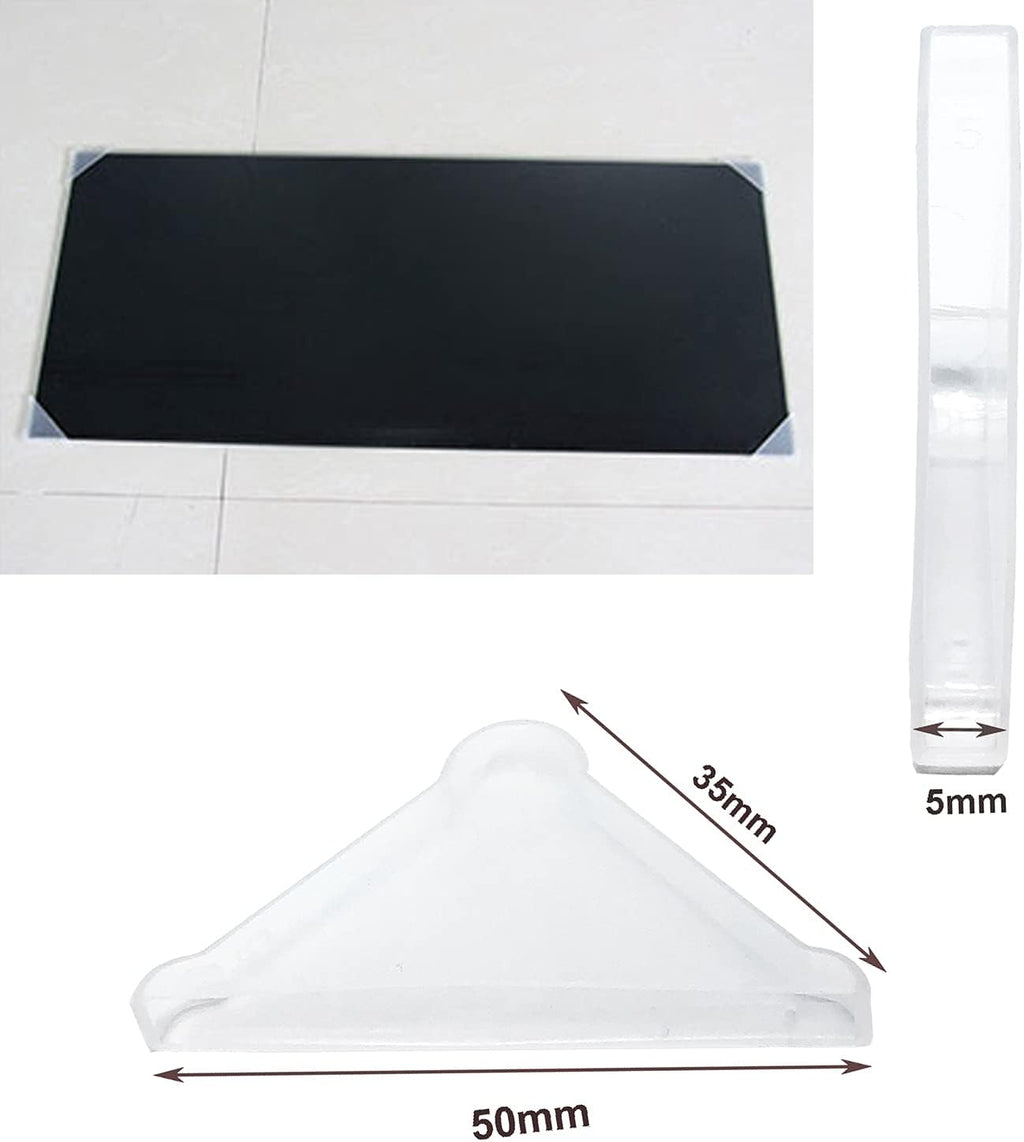 5mm Corner Protectors for Sharp Glass,Mirror,Ceramic Tile Triple Shape Corner Covers 20 pcs