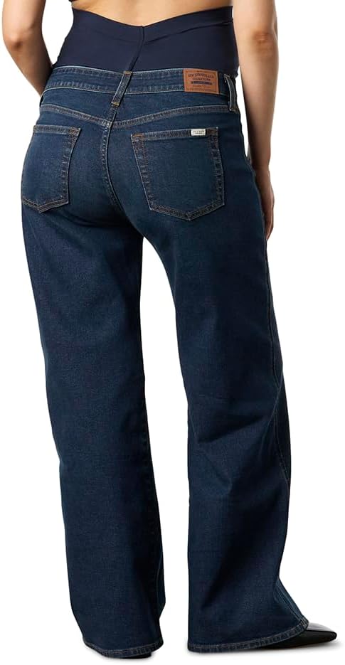 Women's Maternity Comfort-Stay Wide Leg Jeans