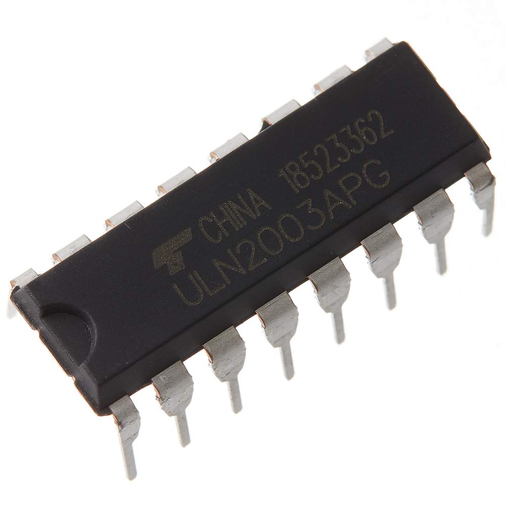 10pcs ULN2003 NPN Darlington Driver Transistors, 500mA 50V,16-Pin.