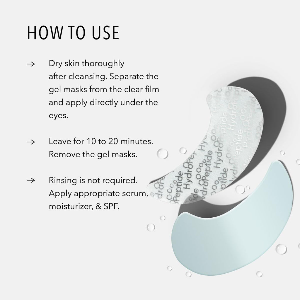 PolyPeptide Collagel Eye Masks, Line-Lifting Hydrogel Under Eye Patch, Firmer Appearance & Hydration & Dark Circles