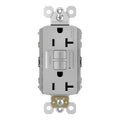 Legrand radiant 20 Amp Tamper Resistant GFCI Duplex Outlet Gray 1 Pack