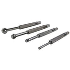 QWORK Small Hole Gauge Set Telescoping Full Round Bore Gauge, 4 pcs