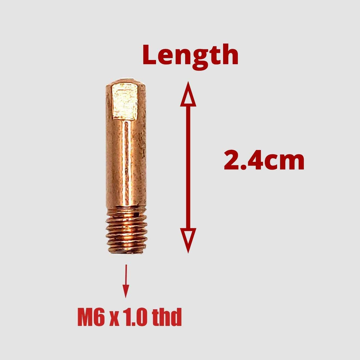 20-Pack MIG Welding Contact Tips 0.035" (0.9mm)