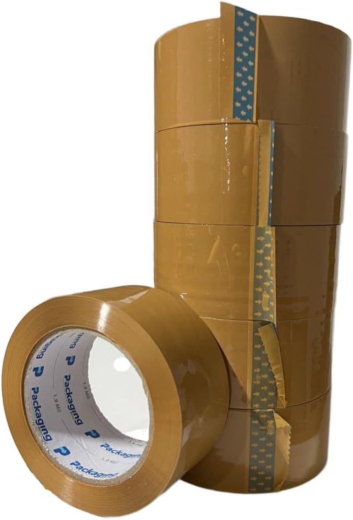 36 Rolls Brown Shipping Packaging Box Packing Sealing Tape 2.0 mil 2" x 110 Yard 330FT