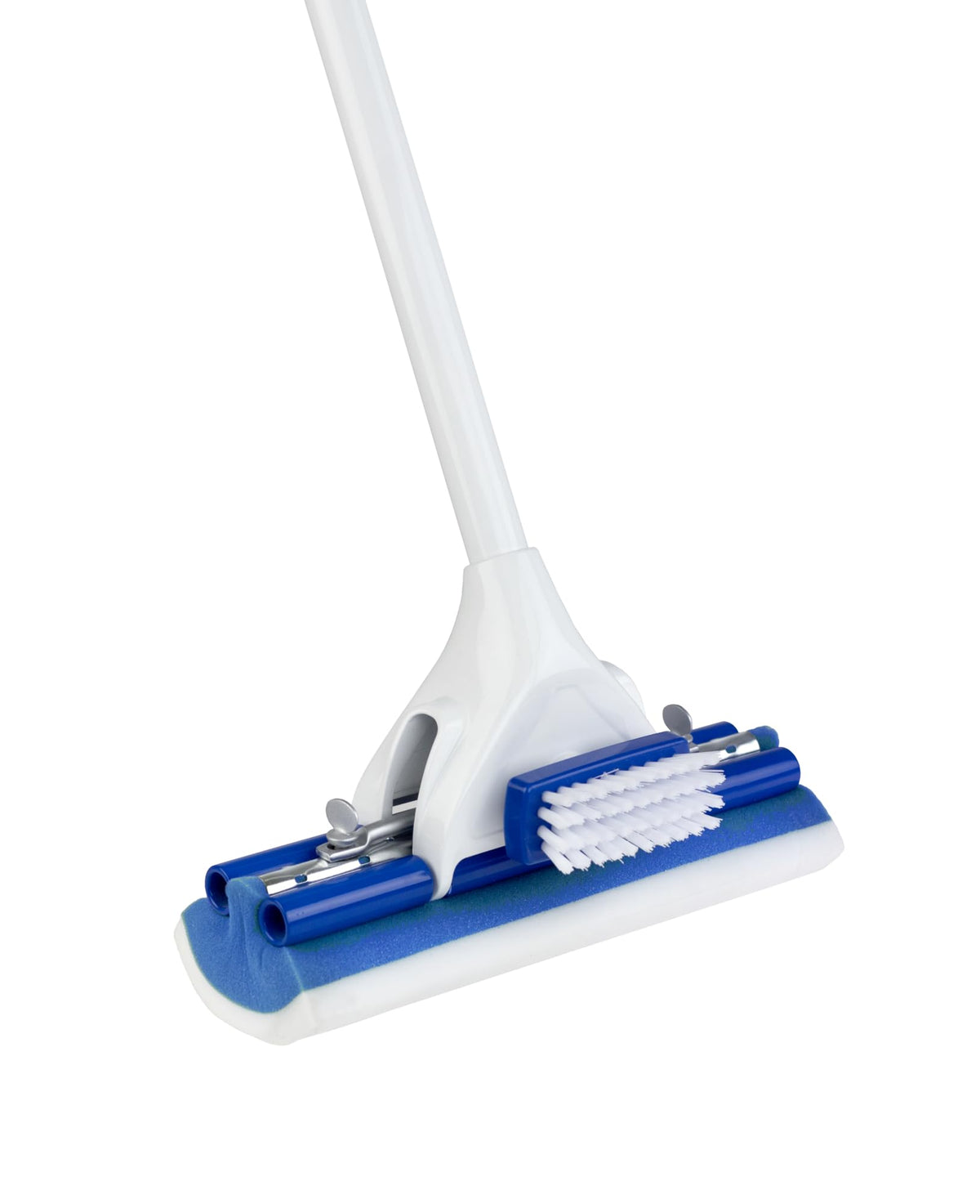 Magic Eraser Roller Floor Mop, White/Blue