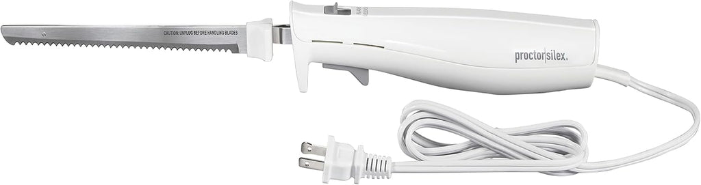 Easy Slice Electric Knife With Serrated Stainless Steel Blade