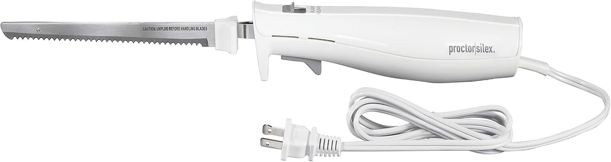 Easy Slice Electric Knife With Serrated Stainless Steel Blade