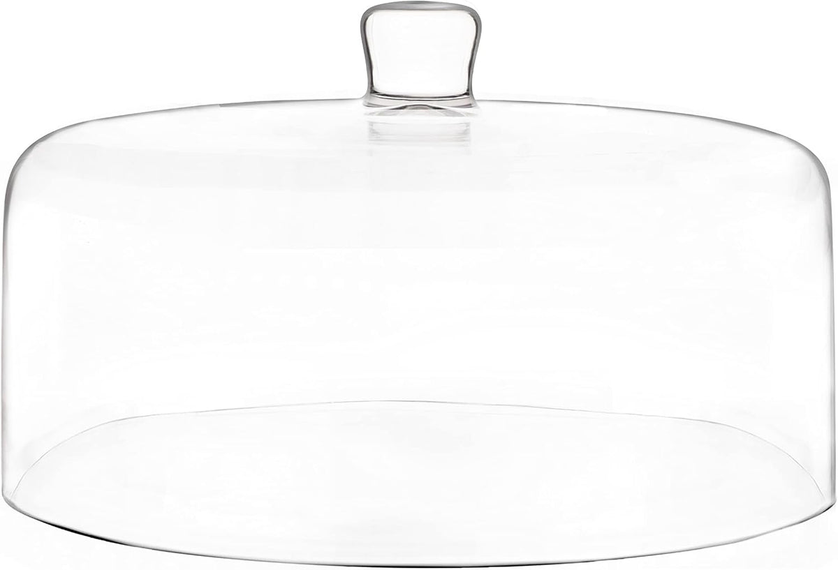 Glass Cake Dome, Cake Cover Lid for Freshness & Display 12"